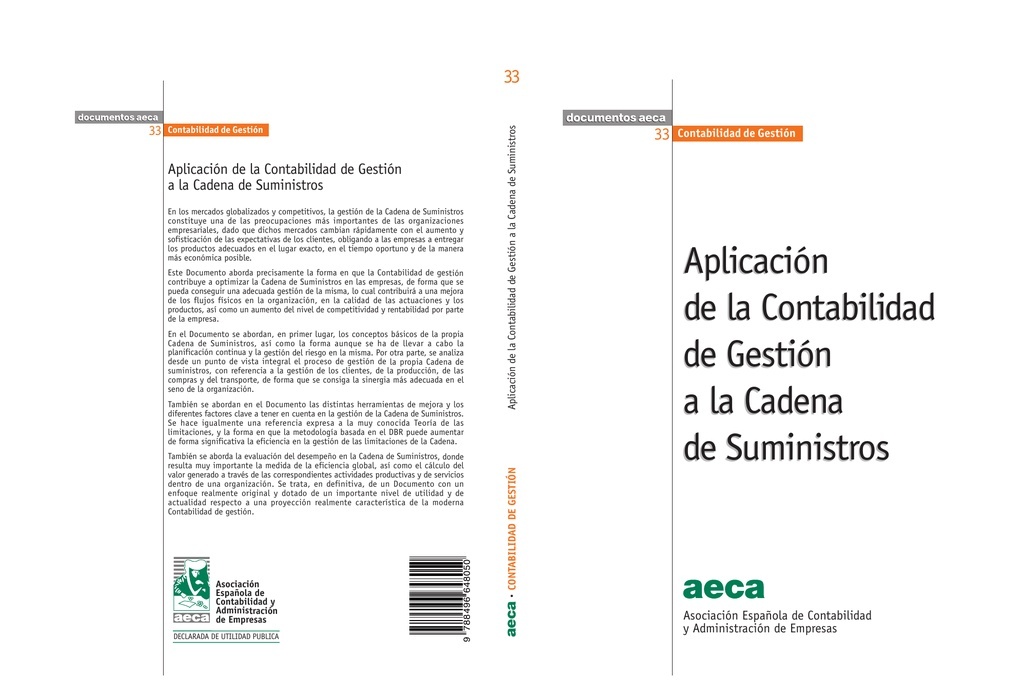 Aplicación de la contabilidad de gestión a la cadena de suministros