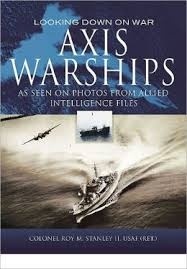 Looking down on war axis warships as seen on photos from allied intelligence files