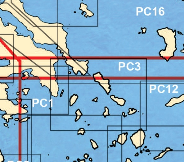 PC3 Northern Cyclades '1:163,000'