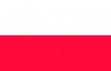 Bandera Polonia 30x45 cm.