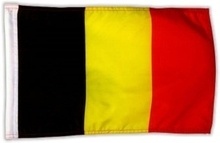 BANDERA BELGICA 30x45 cm.