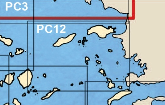 PC12 Northern Dodecanese '1 : 165,000'
