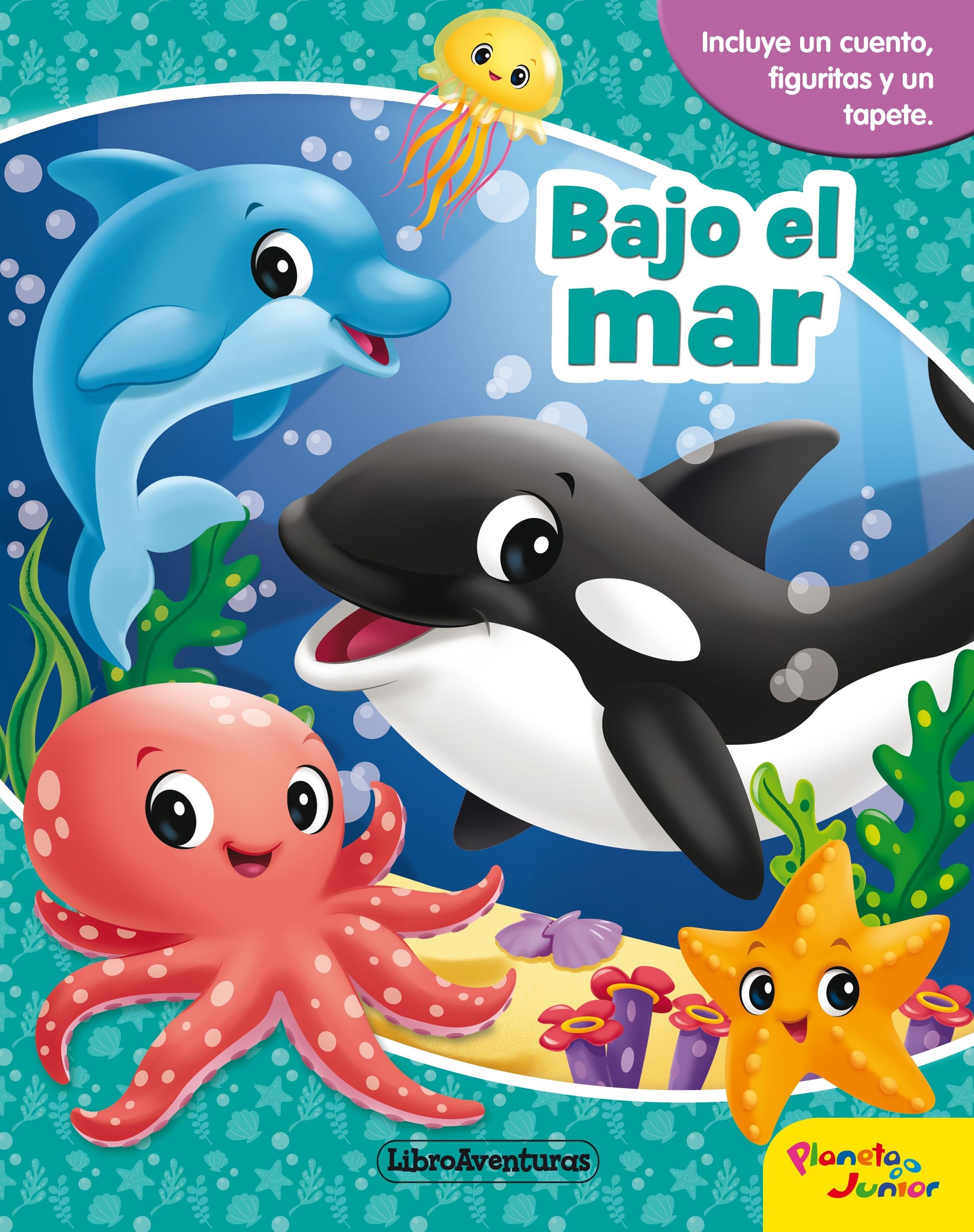 Bajo el mar. Libroaventuras 'Incluye un tablero y figuras para jugar'