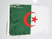 Bandera Argelia 30x45 cm,